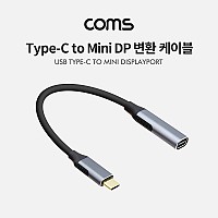 Coms USB 3.1(Type C) to Mini DP 변환 케이블, 20cm/Type C(M) to Mini DP(F)/미니 디스플레이포트