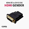Coms HDMI 변환젠더 HDMI F to DVI-D M 18+1Pin