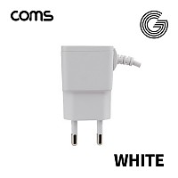 Coms G POWER  5V 1.5A 5pin 가정용 / 화이트 / 일체형
