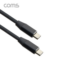 Coms USB 3.1 Type C 케이블 2M 100W 5A E-Marker 이마커 C타입 to C타입