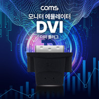 Coms DVI 모니터 더미 플러그 가상 디스플레이 어댑터 에뮬레이터 채굴, 4K@60Hz, 비트코인 원격제어