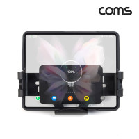 Coms 나비 차량용 무선충전기(NV103-WCC1Q) 와이드 거치/폴더블폰 충전