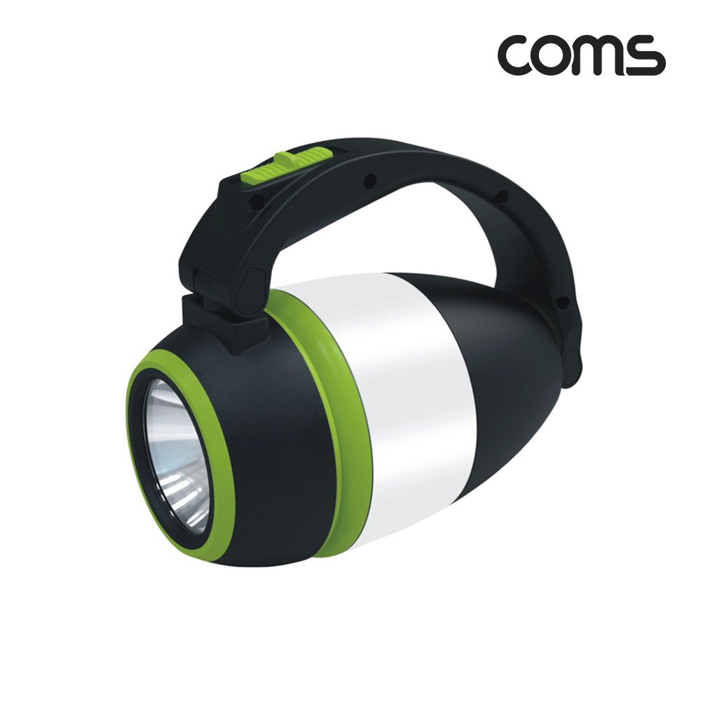 Coms 3 IN 1 멀티 캠핑 랜턴, 다기능 다용도 LED 램프 조명 스탠드 거치대 후레쉬 손전등 야간