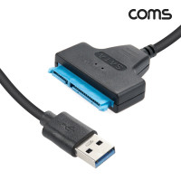 Coms USB Type A 3.0 to SATA 변환 컨버터 2.5형 HDD 5Gbps 노트북용 무전원 SATA 2/3 20cm