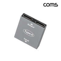 Coms USB 3.1 Type C 젠더 C타입 F to C타입 Fx2 듀얼 충전전용