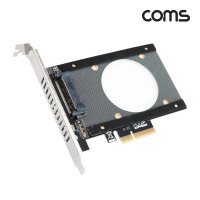 Coms PCI Express 변환 컨버터 U.2 NVME SFF-8639 to PCI-E 4x 변환 카드 PC 브라켓