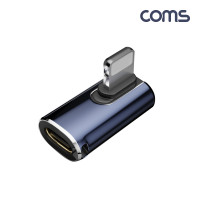 Coms USB 3.1 Type C 젠더 C타입 to 8핀 iOS 8Pin PD충전 상하좌우 꺾임