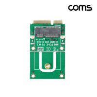 Coms Mini PCIe 어댑터 M.2 NGFF Key 변환 와이파이 WiFi 블루투스 모듈