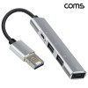 Coms 2 in 1 USB허브 A타입+iOS 8핀 to A타입2.0+C타입+8핀전원