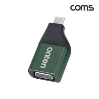 Coms USB Type C to VGA 컨버터 변환 젠더 C타입 1080p@60Hz FHD D-SUB RGB