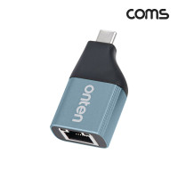 Coms USB C to RJ45 기가 랜카드 C타입 네트워크 1000Mbps