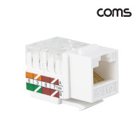 Coms CAT6 키스톤 잭 Unshelded 8P8C 월플레이트 RJ45