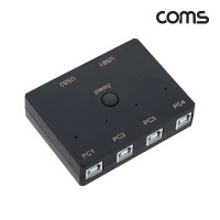 Coms USB 2.0 선택기 2:4 수동 스위치