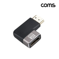 Coms HDMI 연장 꺾임 젠더 MF 8K 60Hz 2.1 UHD