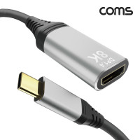 Coms USB Type C to DP 컨버터 케이블 8K@30Hz