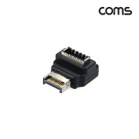 Coms USB E타입 연장젠더 Type E 꺾임