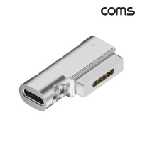 Coms 맥세이프2 USB Type C 전원 변환젠더 노트북 마그네틱 충전 PD 18.5-20V 5A C타입