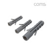 Coms 콘크리트 칼블럭 앙카 80pcs 5mm 6mm 8mm 피스 나사 서포트 앵커