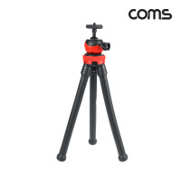 Coms 플렉시블 관절형 삼각대 거치대 미니 문어발 자바라 스마트폰홀더