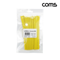 Coms 수축 튜브 세트 12mm, 길이 150mm, 12ea, yellow