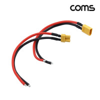 Coms DC 전원 케이블 제작용 점퍼선 2선 Red Black 10cm