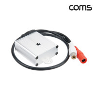 Coms CCTV용 오디오 모니터 마이크 RCA