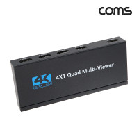 Coms HDMI 화면분할기 4:1 멀티뷰어 4K 30Hz
