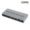 Coms DP USB KVM 스위치 선택기 2:1 2포트 4K 60Hz PC 2대 주변장치 연결