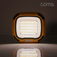 Coms 멀티 LED 랜턴 램프 라이트 초강력 밝기 / 충전식 Type C 4단 색상 밝기조절 캠핑등 낚시등 작업등