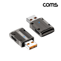 Coms USB 3.1 Type C Gen2 변환젠더 C타입 F to USB 3.0 M 10Gbps 고속전송 120W 우향