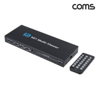 Coms HDMI 화면분할기 1:9 멀티뷰어 4K 30Hz 9입력 1출력