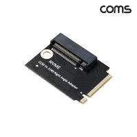 Coms M.2 SSD NVMe M Key 2230 to 2280 변환 확장 어댑터(우향 꺾임)