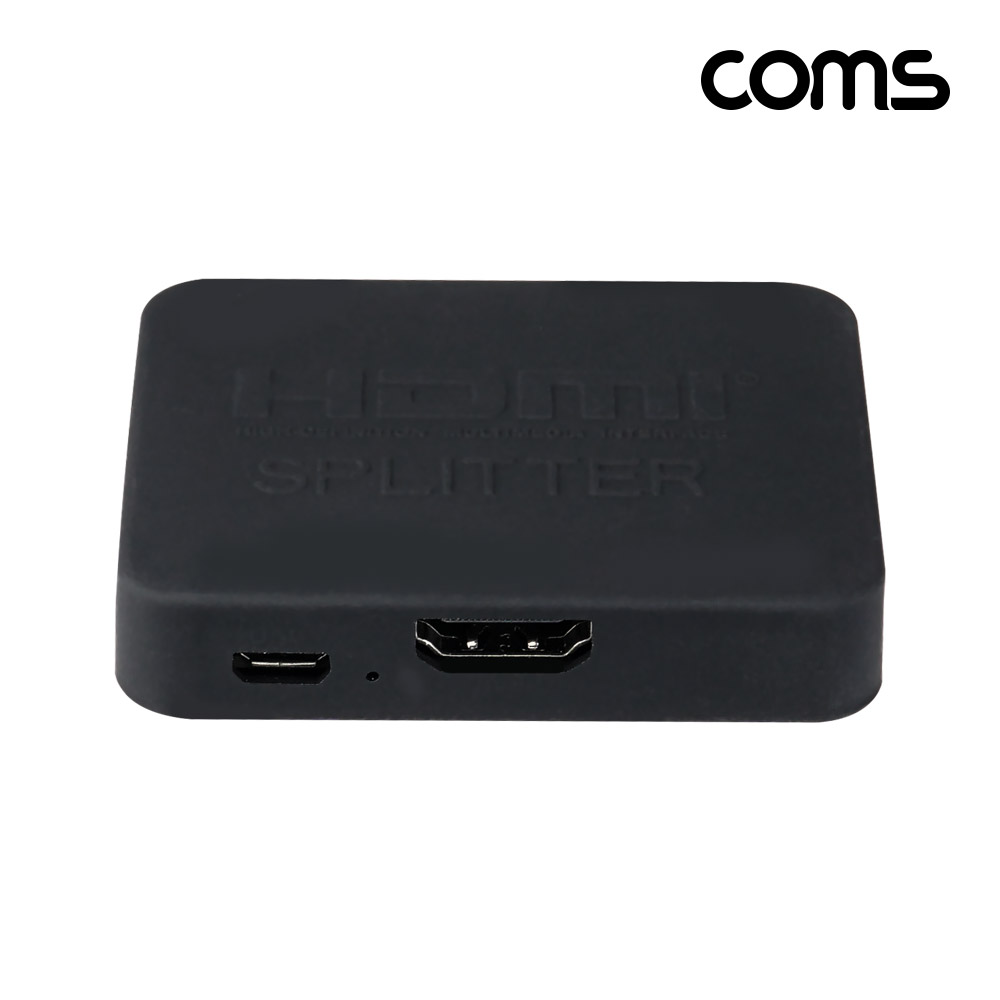 Coms HDMI 분배기1:2 미니 4K@30Hz UHD USB 전원