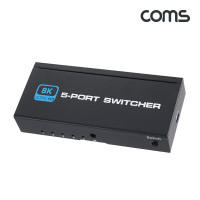Coms HDMI 5:1 선택기 8K 60Hz 5입력 1출력 수동 스위치