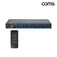 Coms 4K 60Hz HDMI 4x4 매트릭스 스위치 EDID