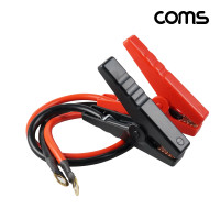 Coms 악어클립 to 링 터미널 케이블 집게 클립 세트 Red Black Set 배터리고정 O링 95mm