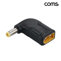 Coms XT60 변환 젠더 DC 외경 5.5 내경 2.5 꺾임 SC100
