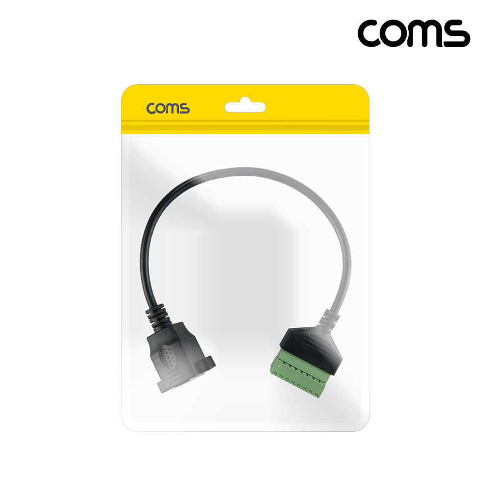 Coms 랜 RJ45 8P8C 터미널 변환 케이블 30cm 터미널 블록 8핀