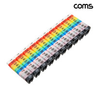 Coms 케이블 마커 넘버링 튜브 색상별 숫자별 전선 와이어 정리