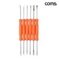 Coms 납떔 보조툴 세트 6pcs 제거 스크래퍼 기판 수리