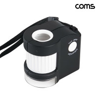 Coms 50배율 LED 확대경 현미경 돋보기 UV