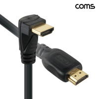 Coms HDMI 1.4v 케이블 MM 4K2K 꺾임 50cm