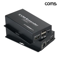 Coms HDMI KVM 리피터 150m 2K FHD 키보드 마우스 연결
