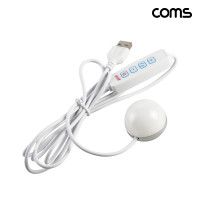 Coms 전구형 USB LED 램프 라이트 자석 리모컨