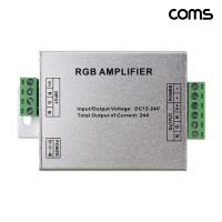 Coms RGB LED 앰프 증폭기 컨트롤러 DC 12V 24V 호환 3채널 스트립 확장