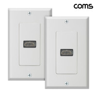 Coms HDMI 월 플레이트 1포트 2개 1세트