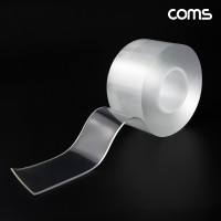 Coms 자국없는 초강력 접착 실리콘 양면 테이프 5cm x 3M