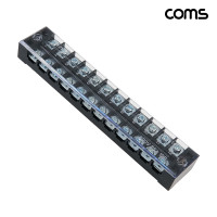 Coms TB-2512L 고정식 단자대 300V 50A 터미널 블록 나사 체결식