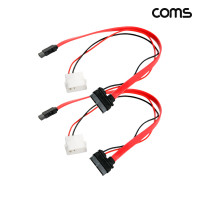 Coms SATA Slimline SATA 케이블 30cm 2개입
