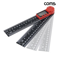 Coms 길이 360도 측정자 디지털 각도기